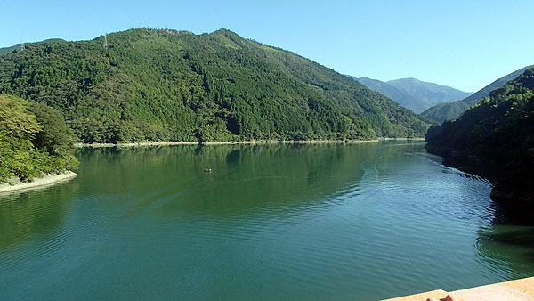 韮生川橋からの景色